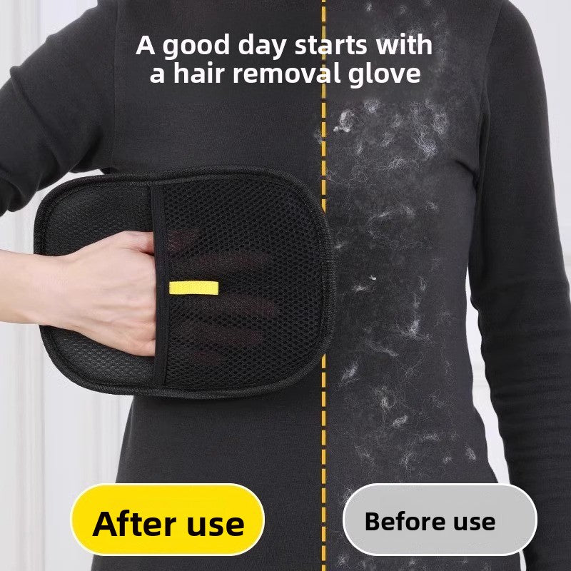 Pet Hair Removal Gloves Static Two-Way Brush