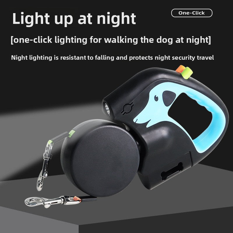 Twin Tail Duo anti-tangle, retractable Dog Leash